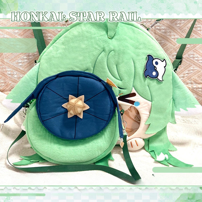 Smile House Honkai: Star Rail Fanart Huohuo Crossbody Bag Backpack