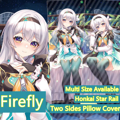 Smile House Honkai: Star Rail Firefly Pillow Cover Two Sides Image