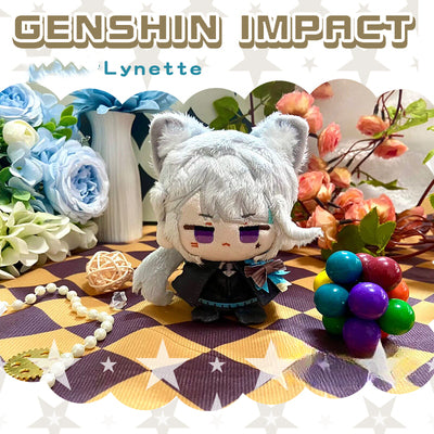 Smile House Genshin Impact plushie Lyney Lynette Freminet 20CM Plush Doll