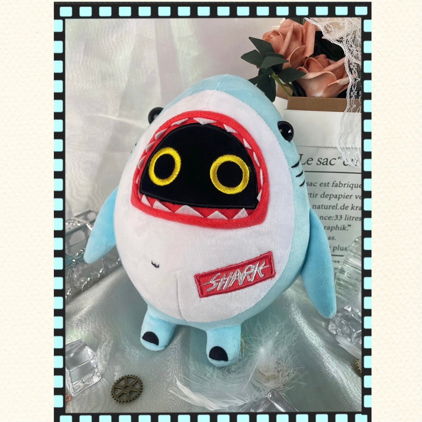 Smile House Zenless Zone Zero Plushie 25CM Upgraded Bangboo Amillion Butler Sharkboo Plush Doll