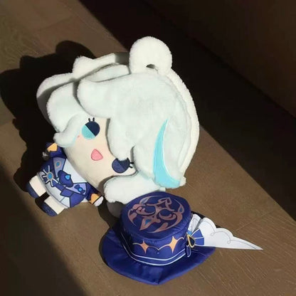 Smile House Fanmade Plushies Female Blue Big Head With Removable Hat 30CM Plush Doll