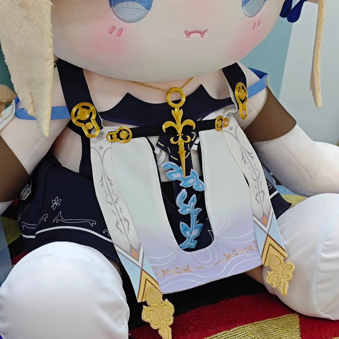 Smile House Wuthering Waves Plushies Cartethyia Staring Eyes Plush Doll 40CM