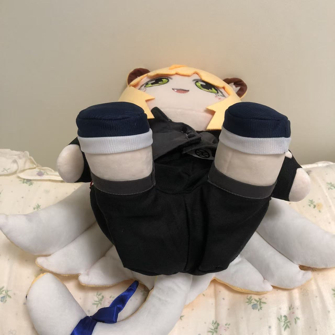 Smile House Fanart With Clothes Plushies Big Eyes Ver Yellow Hair Plush Doll 30CM Normal Ver