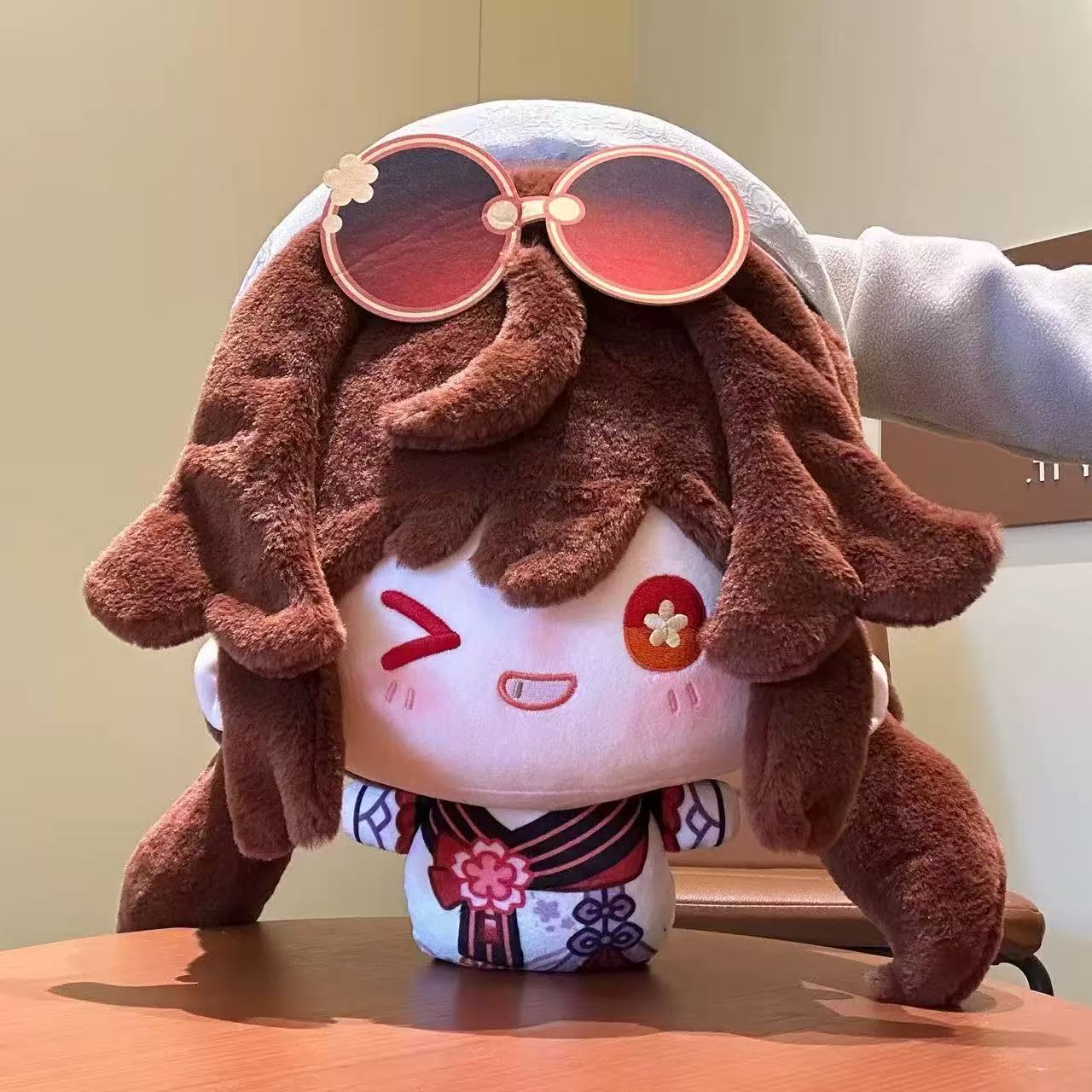 Smile House Fanmade Plushies Female Brown Ghost Big Head 30CM Plush Doll