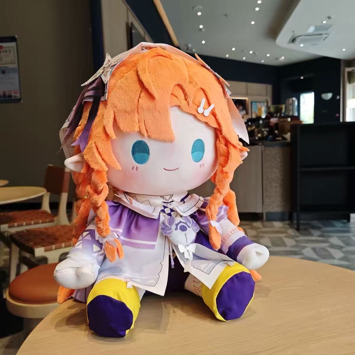 Smile House Fanart Plushies 40CM Staring Eyes Orange Hair Plush Doll Style16