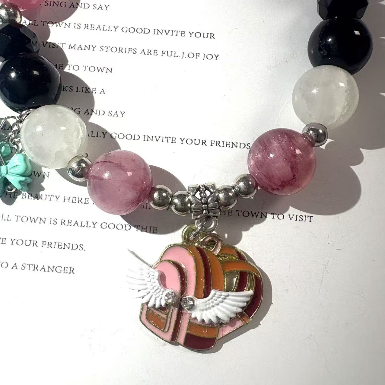 Smile House Game Fanmade Inspired Female Bracelet Backpack Accessory