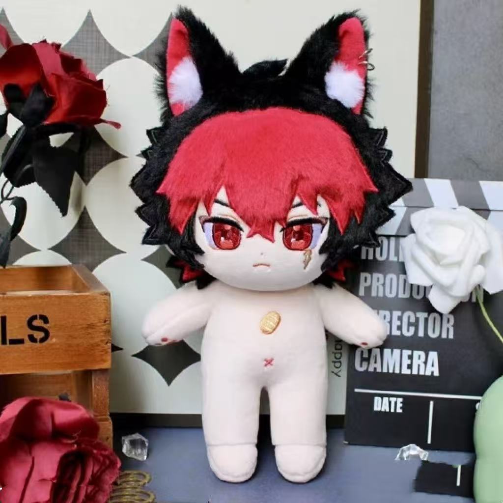 Smile House Fanmade Plushies Pink Hair With Cat Ears 20CM Plush Doll