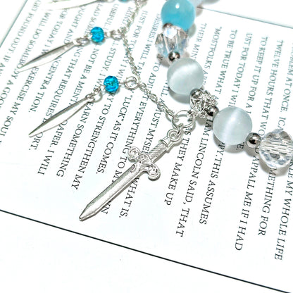 Smile House Fanmade Inspired Handemade Light Blue Round Bracelet