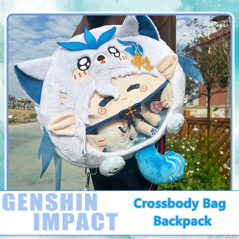 Smile House Game Genshin Impact Neuvillette Crossbody Bag Backpack
