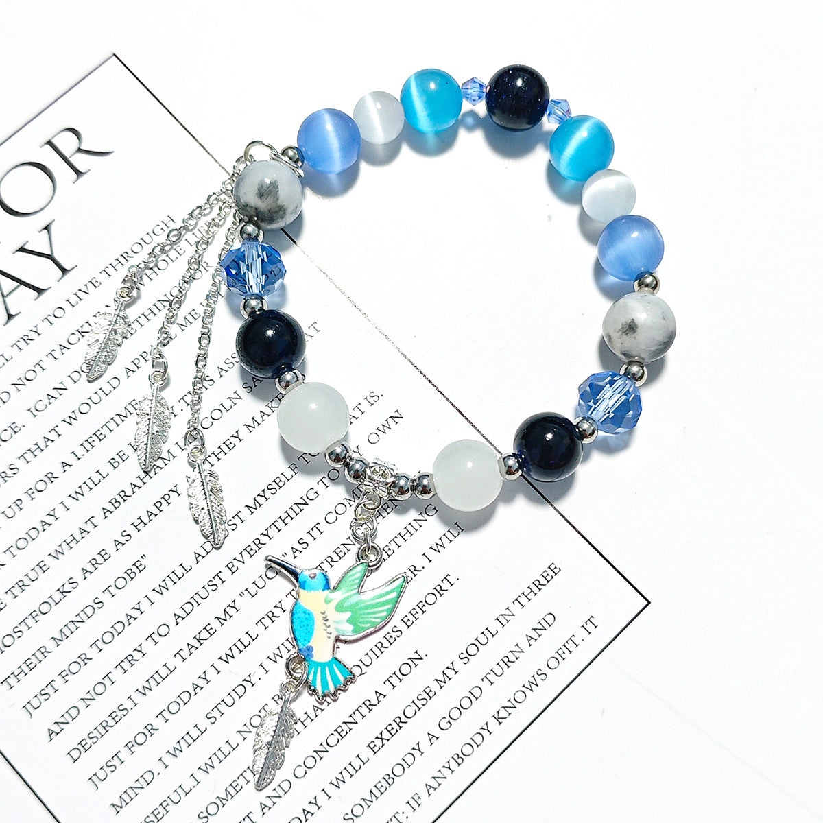 Smile House Fanmade Inspired Handemade Green Round Bracelet
