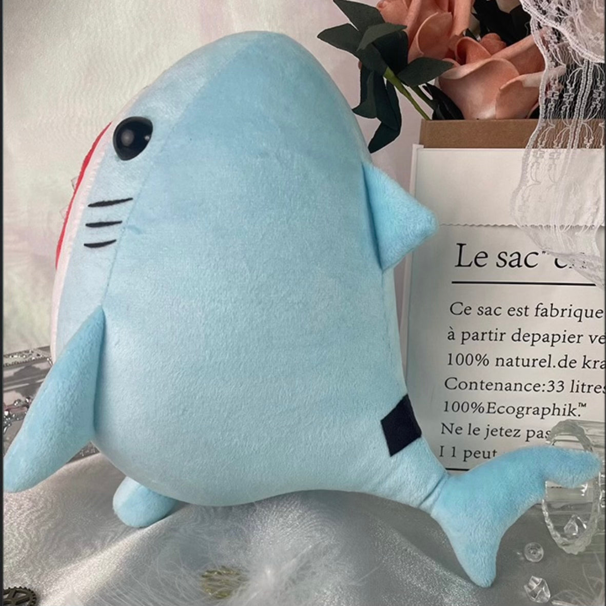 Smile House Zenless Zone Zero Plushie 25CM Upgraded Bangboo Amillion Butler Sharkboo Plush Doll