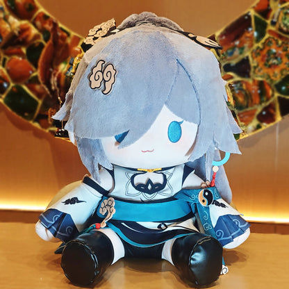 Smile House Honkai Impact 3: Fuhua Azure Empyrea battlesuit 40CM Staring Eyes Plush Doll