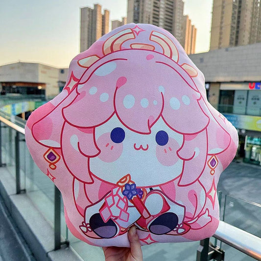 Smile House Genshin Impact Pillow Yae Miko Plush Doll 38CM