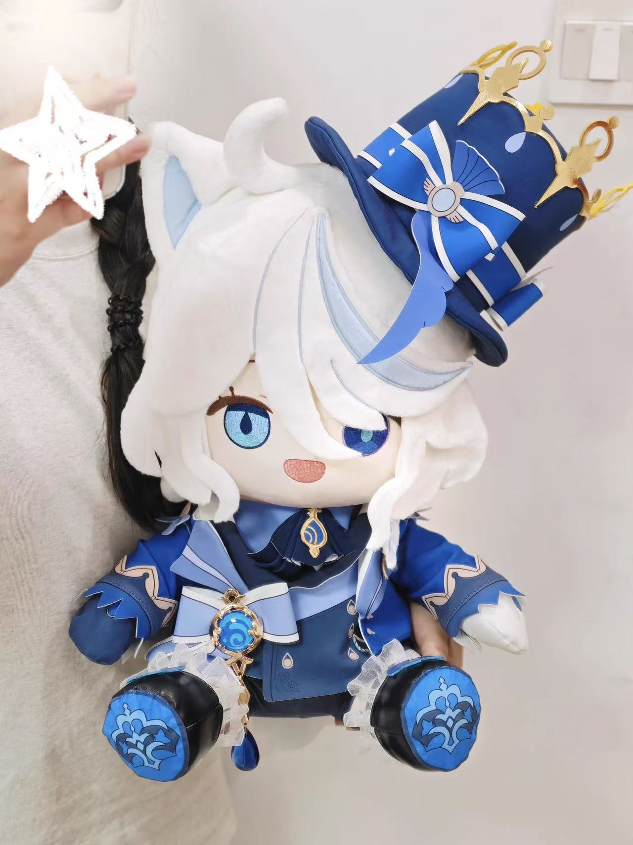 Smile House Fanart Plushies 40CM Big Eyes With Hat And Ears Plush Doll Style6