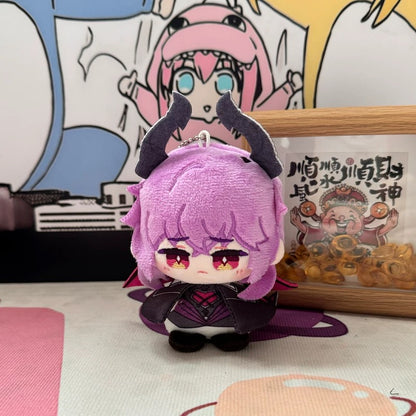 Smile House Fanart Black Yellow Hair Brown Girl Cloak Plush Doll 12CM