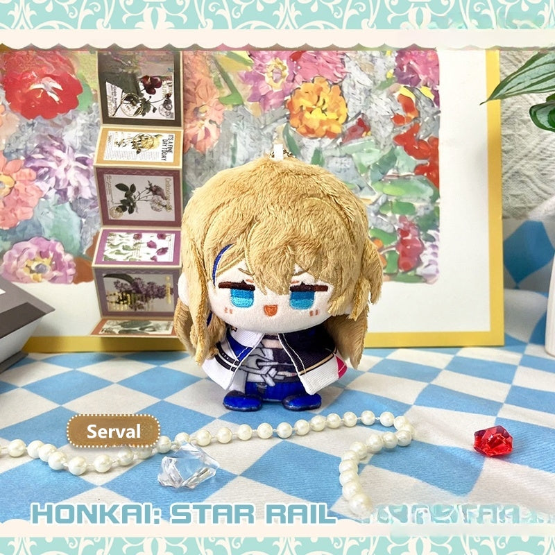 Smile House Honkai: Star Rail Huohuo Argenti Topz Ruan Mei Serval Plushies 12CM Plush Doll
