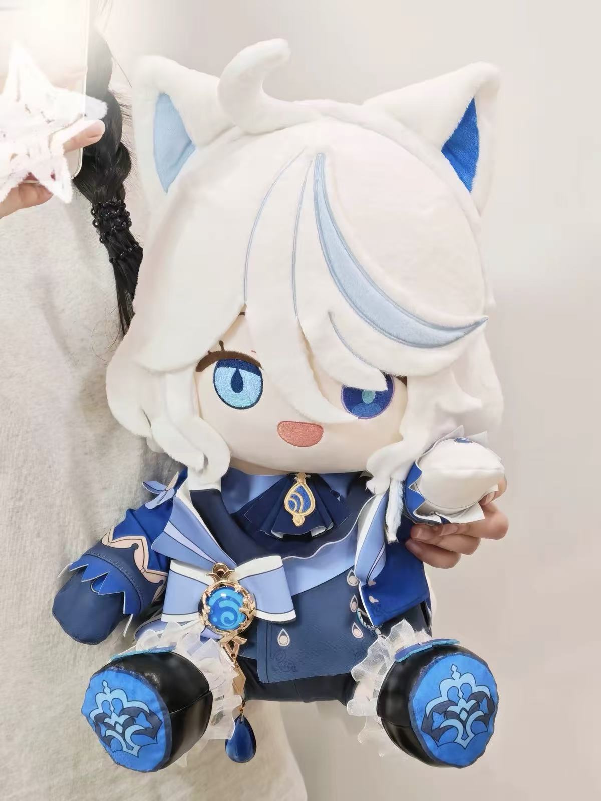 Smile House Fanart Plushies 40CM Big Eyes With Hat And Ears Plush Doll Style6
