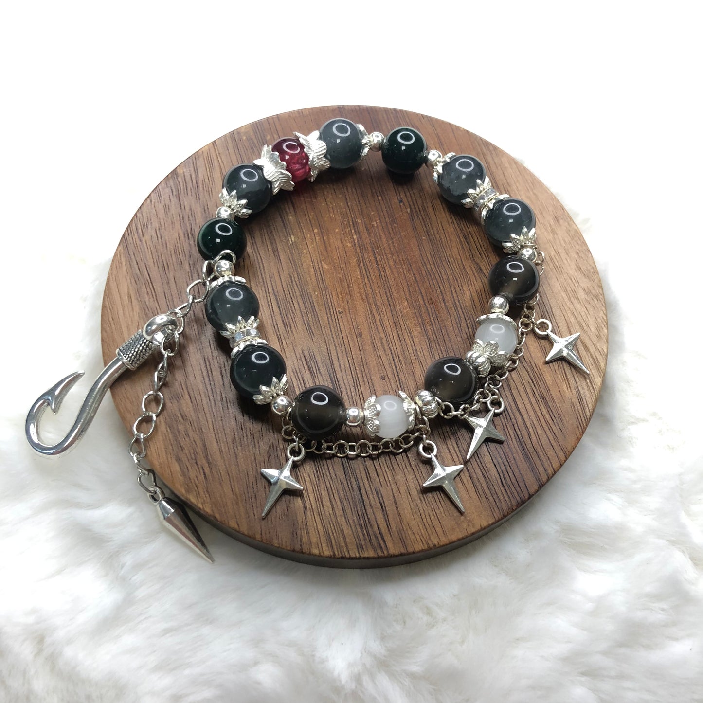 Free Shipping Smile House Zenless Zone Zero ZZZ Jane Doe Inspired Round Bracelet