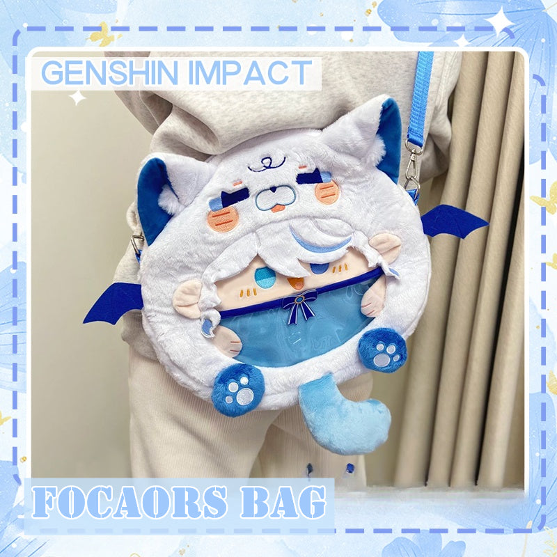 Smile House Genshin Impact Focalors Furina Crossbody Bag Backpack