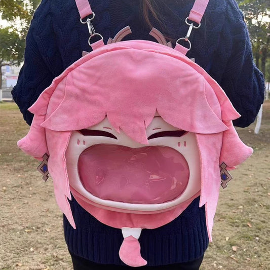 Smile House Genshin Impact Yae Miko Backpack Crossbody Bag