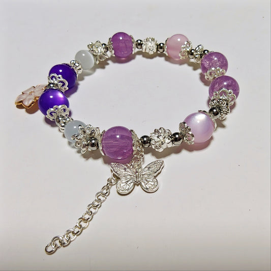 Smile House Fanmade Handemade Pink White Inspired Round Bracelet