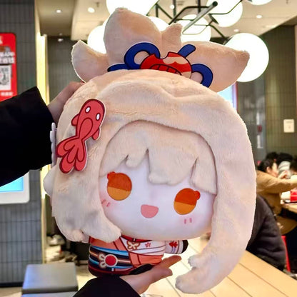 Smile House Fanmade Plushies Female Orange Big Head 30CM Plush Doll