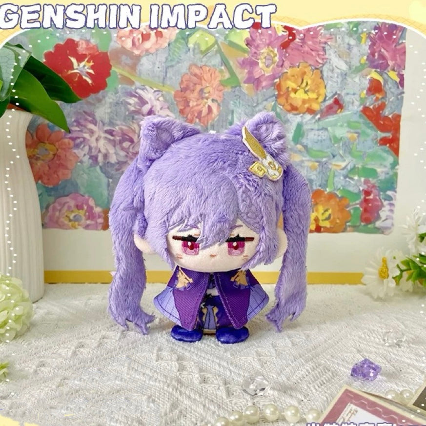 Smile House Genshin Impact Keqing Kokomi Klee Cloak Plush Doll 12 CM