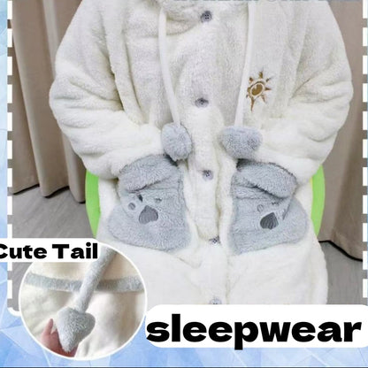 Smile House Fanmade Cute Plush Doll White Plushies Pajamas Sleepwear