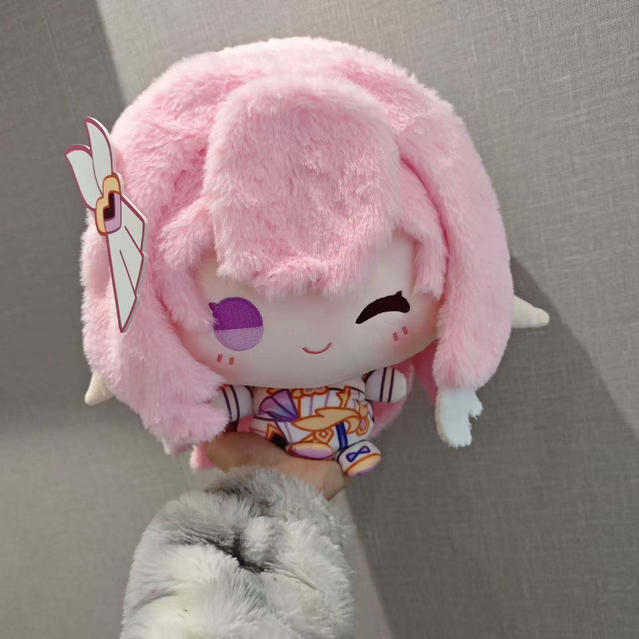 Smile House Fanmade Plushies Female Pink Big Head 30CM Plush Doll