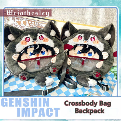 Smile House Game Genshin Impact Wriothesley Crossbody Bag Backpack