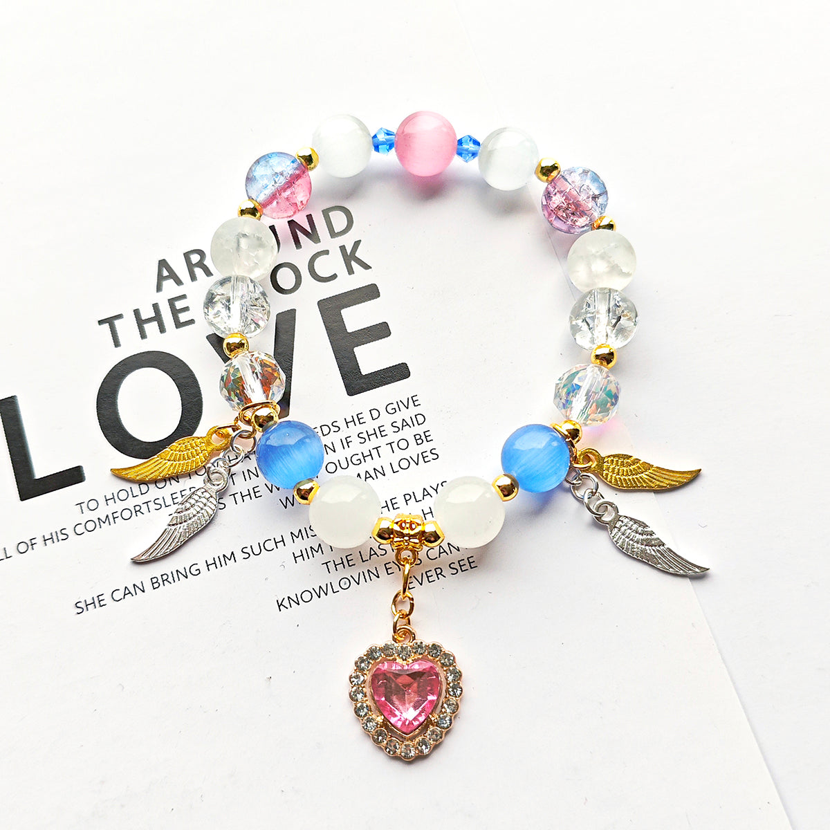 Smile House Fanmade Inspired AMS Handemade Round Bracelet