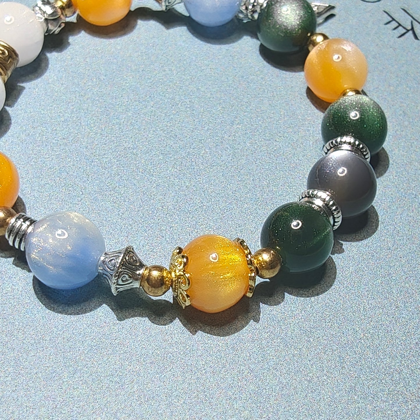 Smile House Kpop Demon Hunters Huntrix Zoey ~How It's Done~ Performance Inspired Round Beads Bracelet