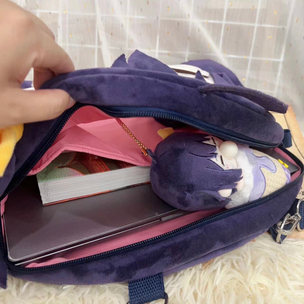 Smile House Love, Chunibyo & Other Delusions Rikka TAKANASHI Crossbody Bag Backpack