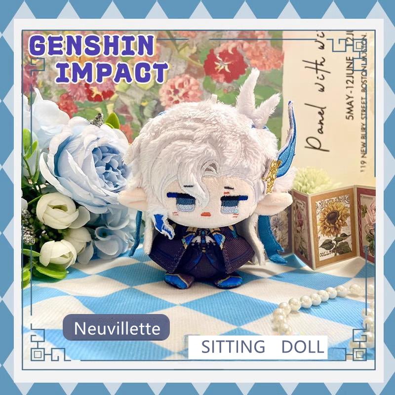 Smile House Genshin Impact Neuvillette Navia Wriothesley Clorinde Focalors Furina 12CM Plush Doll