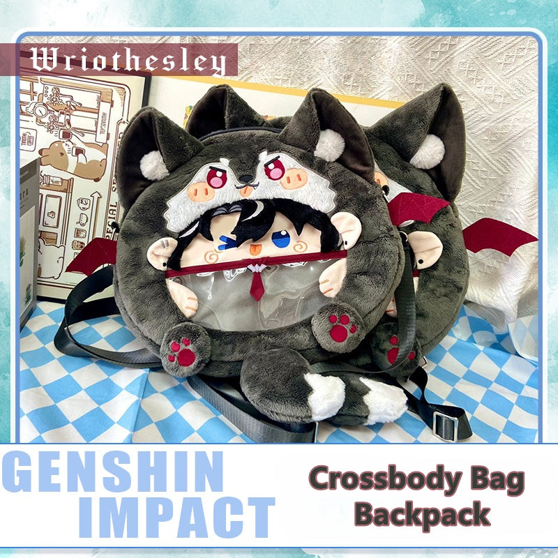 Smile House Game Genshin Impact Wriothesley Crossbody Bag Backpack