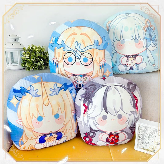 Smile House Wuthering Waves Characters Double Side Pillow Plush Doll 38CM