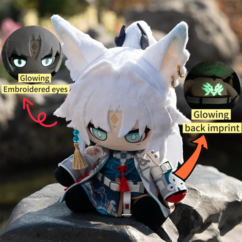 【IN STOCK】Smile House Fanmade Plushies Upgrade Embroidered luminous Eyes Ver Plush Doll 35CM