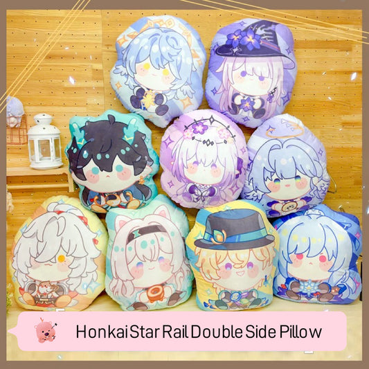 Smile House Honkai: Star Rail Characters Double Side Pillow Plush Doll 38CM