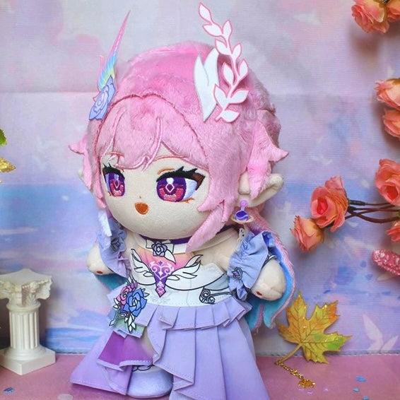 Smile House Fanmade Plushies Pink Hair Big Eyes Plush Doll 20CM
