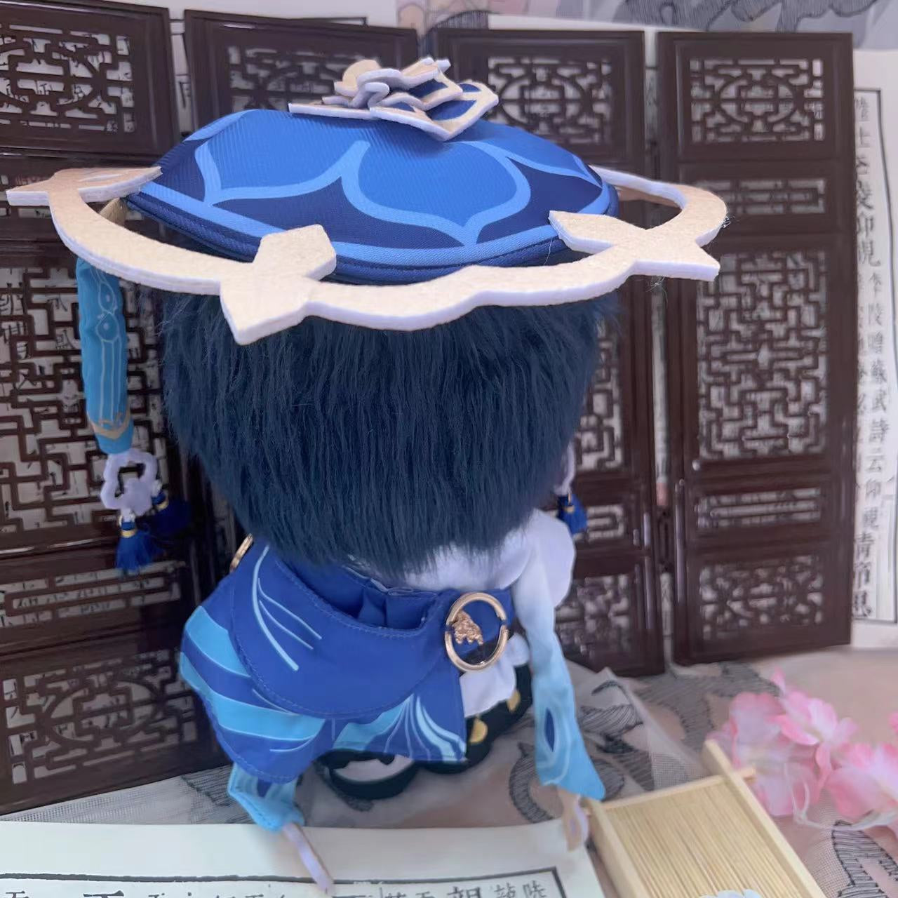 Smile House Genshin Impact plushie Wanderer With Hat Plush Doll 20 CM