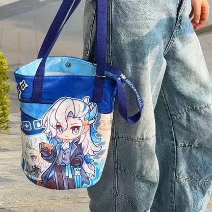 Smile House Genshin Impact Fanart Furina Neuvillette Crossbody Bag