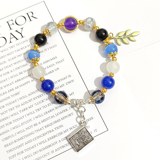 Smile House Handemade Male Blue White Inspired Bracelet