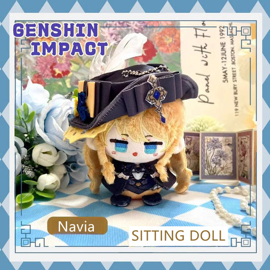 Smile House Genshin Impact Neuvillette Navia Wriothesley Clorinde Focalors Furina 12CM Plush Doll