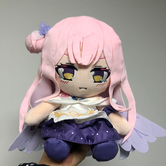 Smile House Fanmade Blue Anime Plushies Pink Hair 30CM Plush Doll
