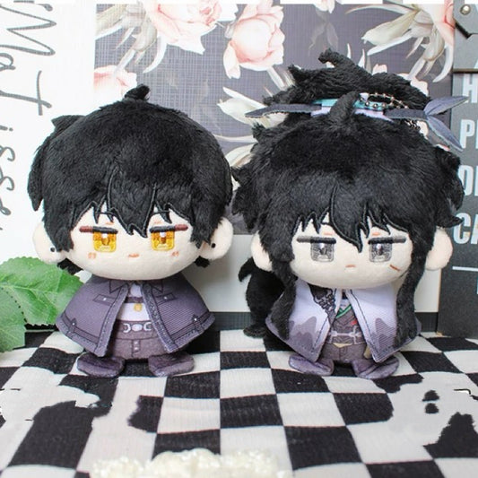Smile House Fanmade Plushies Black Hair Cloak Plush Doll 12CM