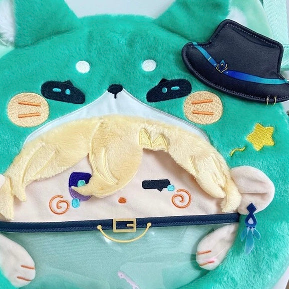 Smile House Honkai: Star Rail Aventurine Inspired Bag Backpack Crossbody Bag