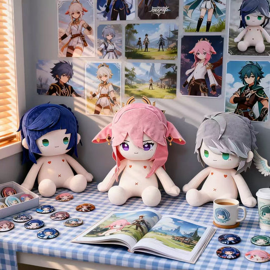 Smile House Fanmade Plushies Staring Eyes No Clothes Plush Doll 40CM