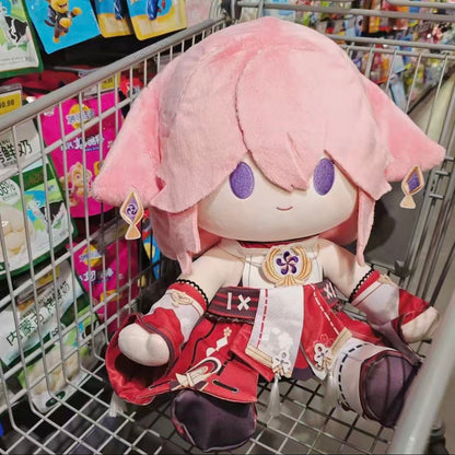 Smile House Fanart Pink Girl Plushies Staring Wave Mouth 40CM Plush Doll
