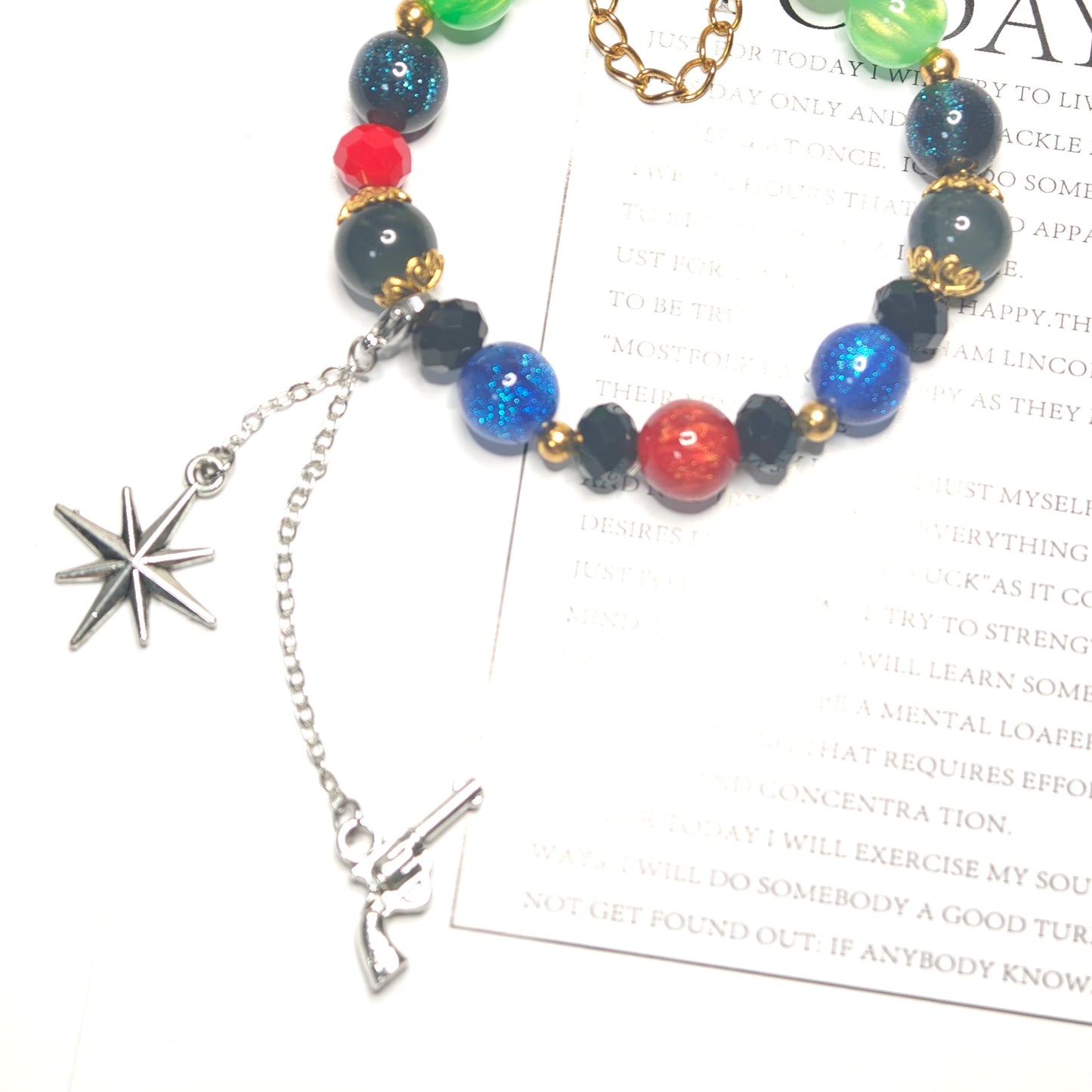 Smile House Honkai Star Rail Anaxa Inspired Round Bracelet