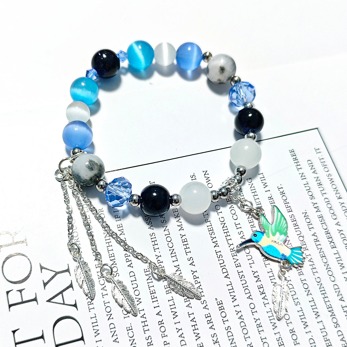 Smile House Fanmade Inspired Handemade Green Round Bracelet